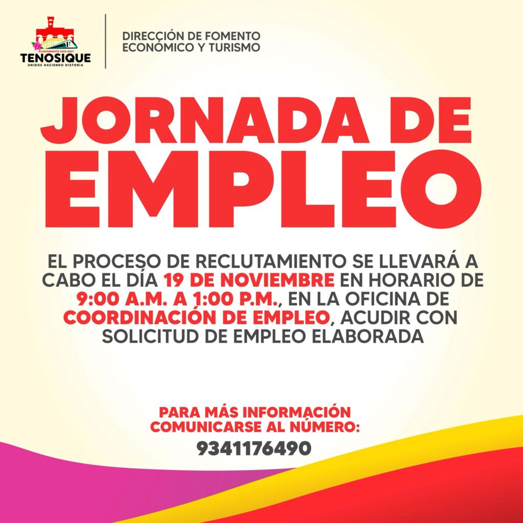 Jornada de Empleo en Tenosique