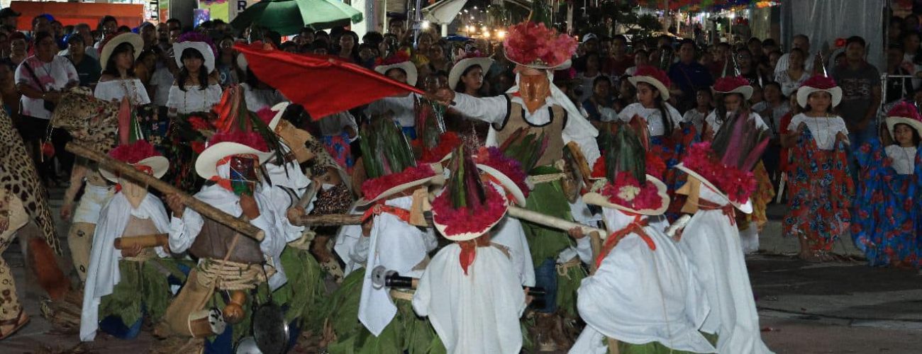 Danza del pochó infantil en el Carnaval Tenosique 2025