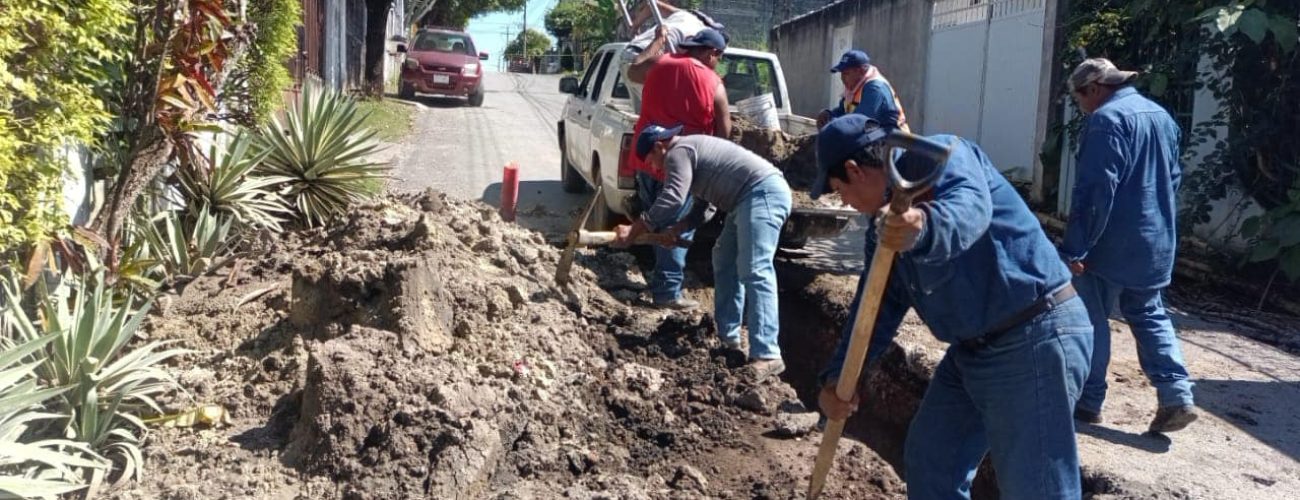 Mejora del drenaje sanitario en la Colonia Belén