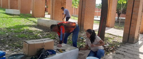 Renovacion del parque de la colonia San Juan en Tenosique