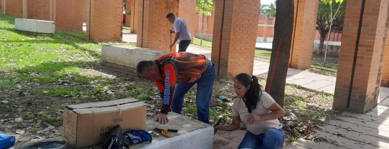 Renovacion del parque de la colonia San Juan en Tenosique